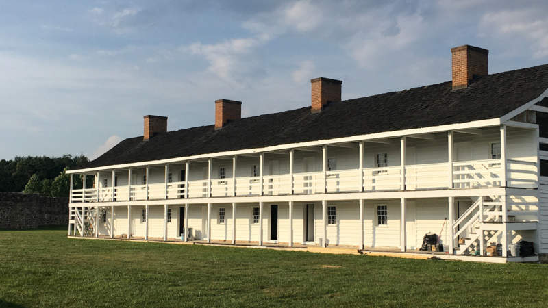 Barracks at Fort Fredrick State Park